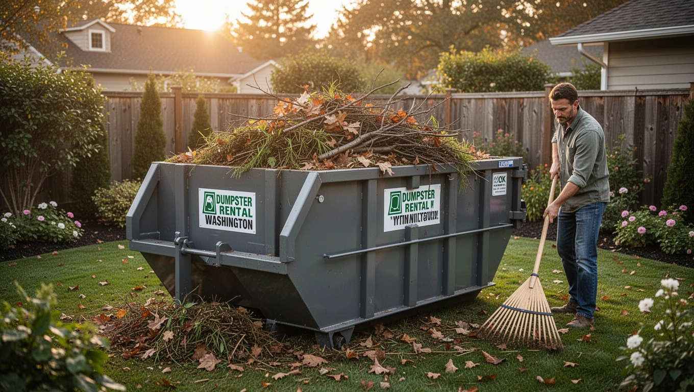 Small Dumpster for Yard Waste